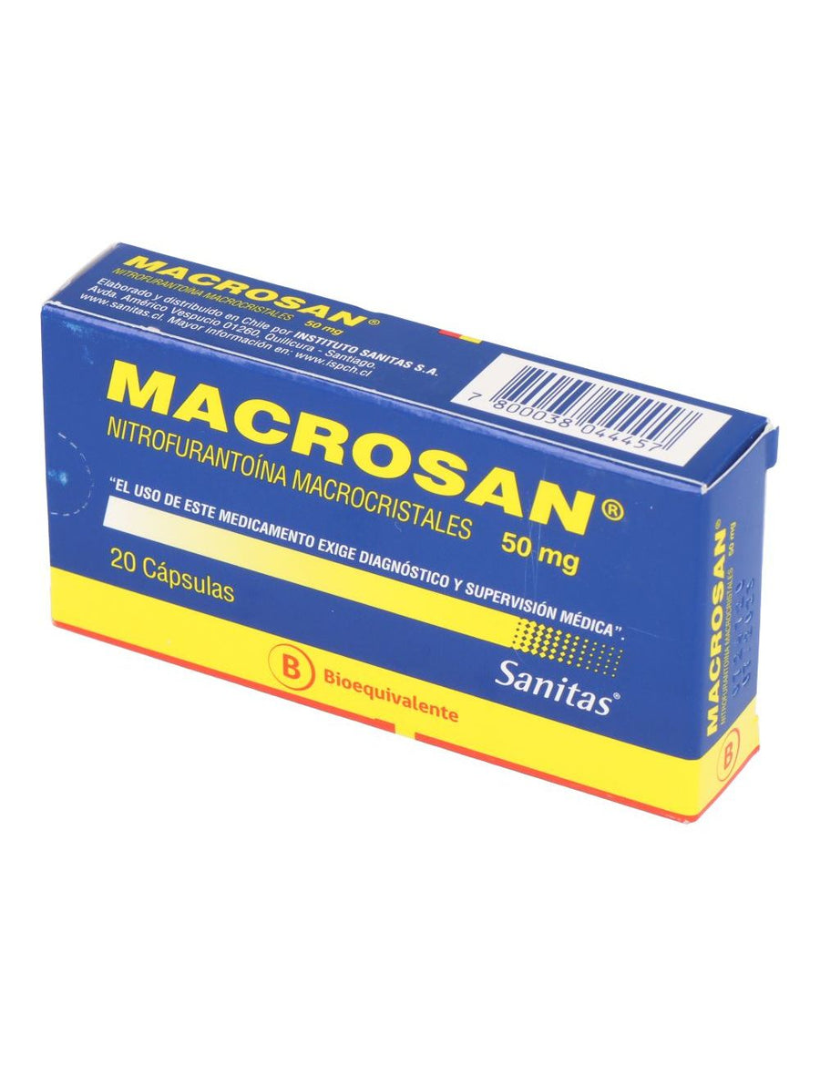 MACROSAN 50MG X 20 CAPSULAS