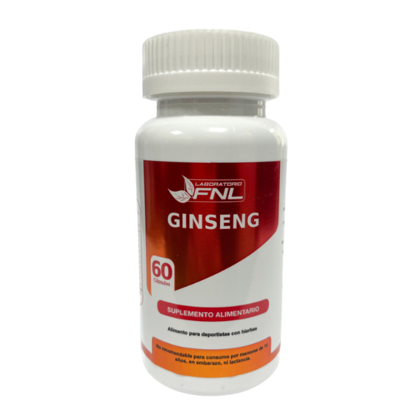 Ginseng x 60 Capsulas - FNL - Farmacias San Martín