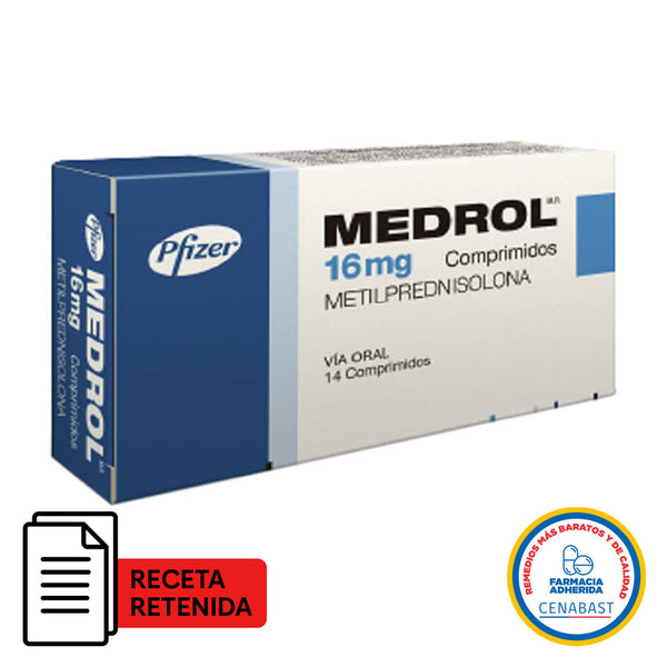 Cenabast - Medrol 16mg x 14 Comprimidos