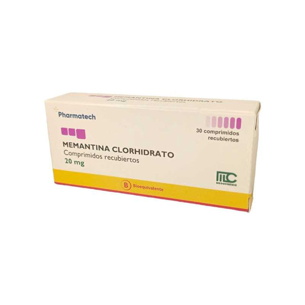 Memantina Com 20 mg x 30