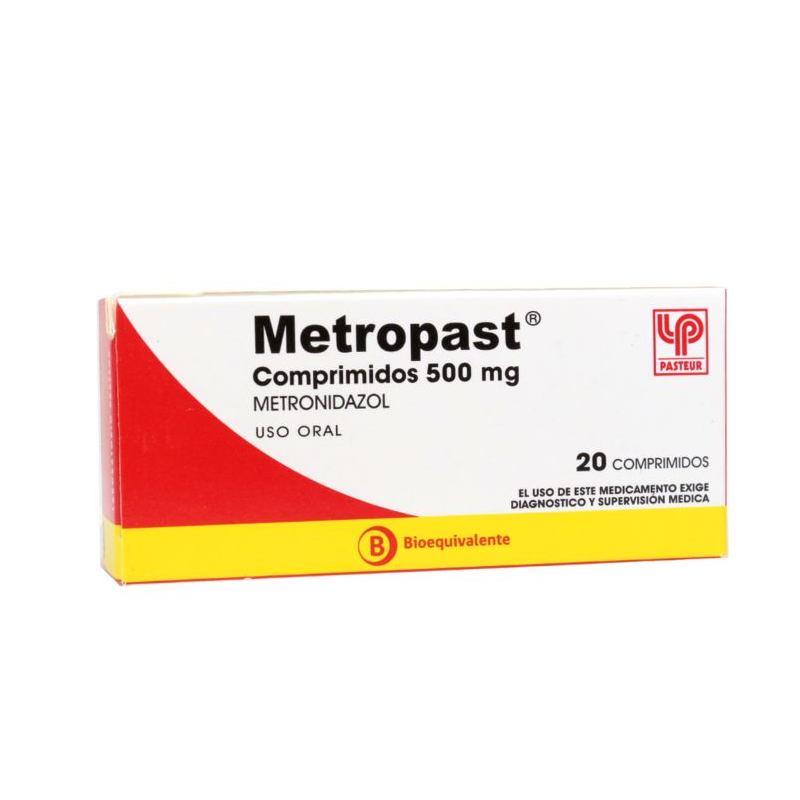 Metropast 500mg x 20 Comprimidos Recubiertos - PASTEUR - Farmacias San Martín