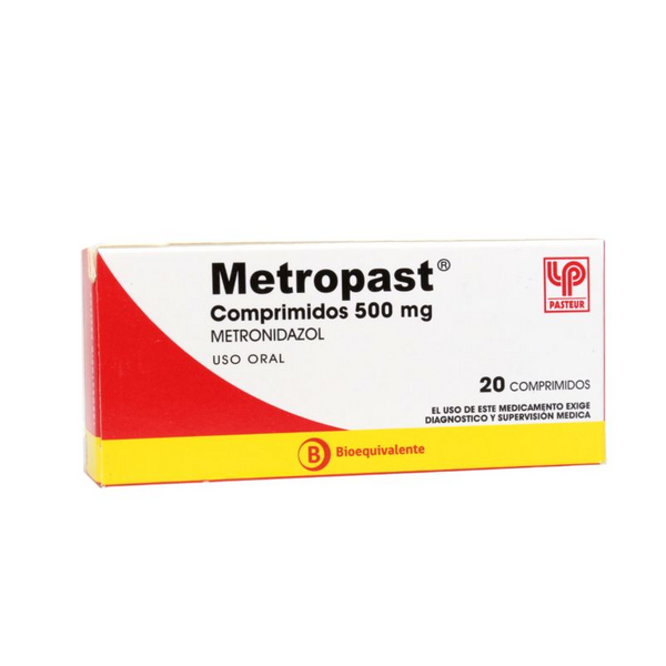 Metropast 500mg x 20 Comprimidos Recubiertos