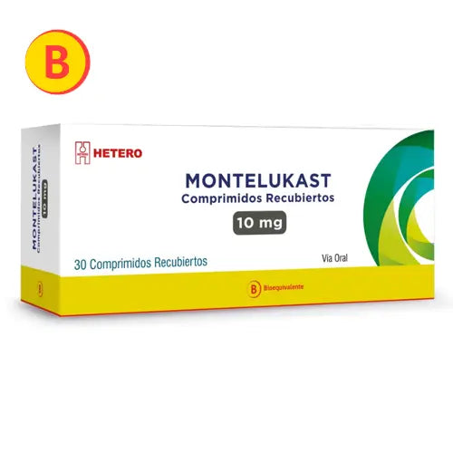 Montelukast 10mg x 30 Comprimidos Recubiertos