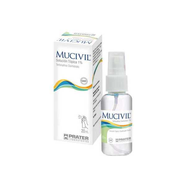 Mucivil 1% Sol Top x 20 ml