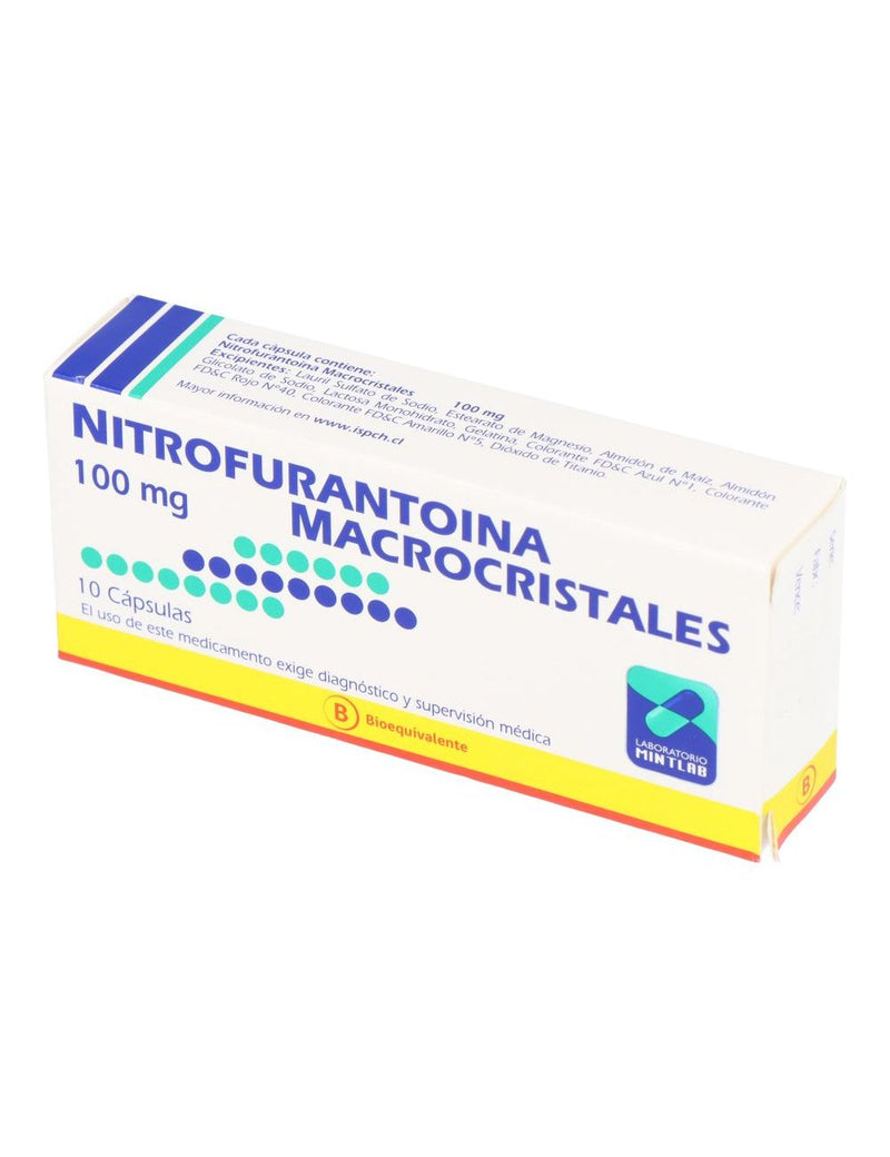 NITROFURANTOINA 100MG X 10 CAPSULAS