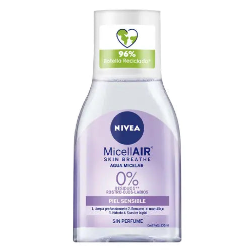 Nivea Agua Micelar Piel Sensible 100ml - NIVEA - Farmacias San Martín