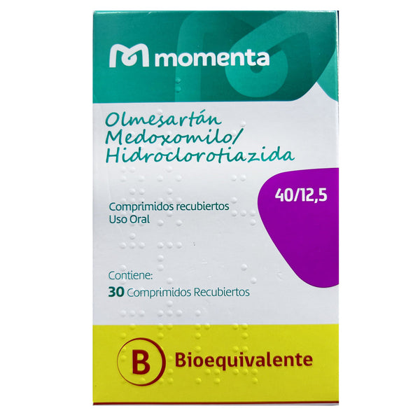 Olmesartan / Hidroclorotiazida 40/12.5 x 30