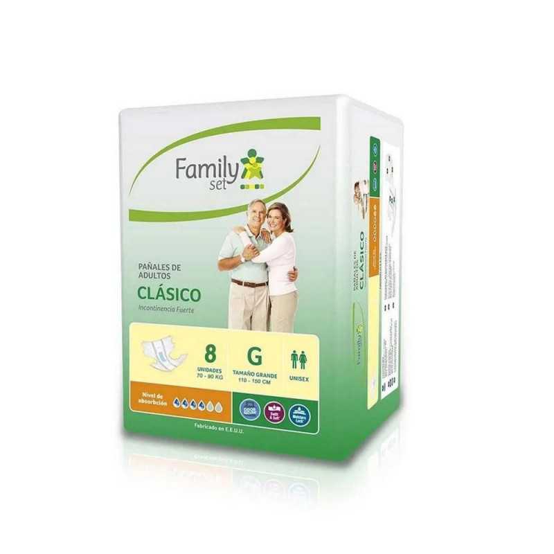 Imagen del producto Familyset Pañal Clasico Talla g x8un de FAMILY SET