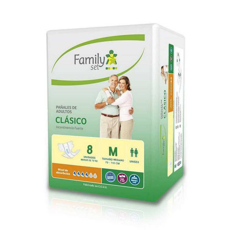 Imagen del producto Familyset Pañal Clasico Talla M x8un de FAMILY SET