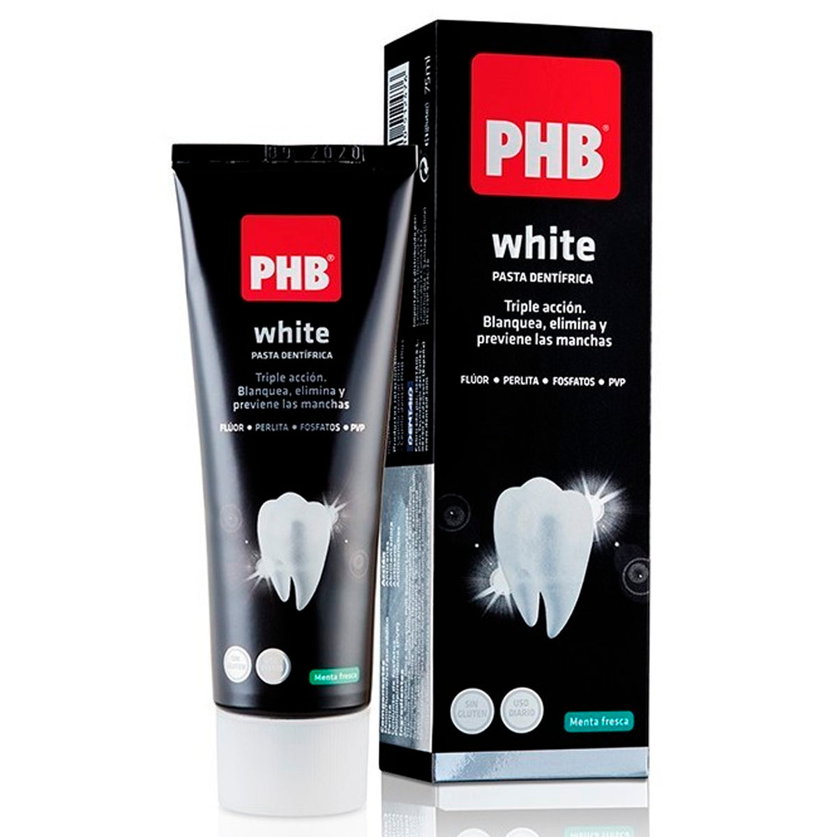 Phb Pasta White Triple Accion 75ml - PHB - Farmacias San Martín