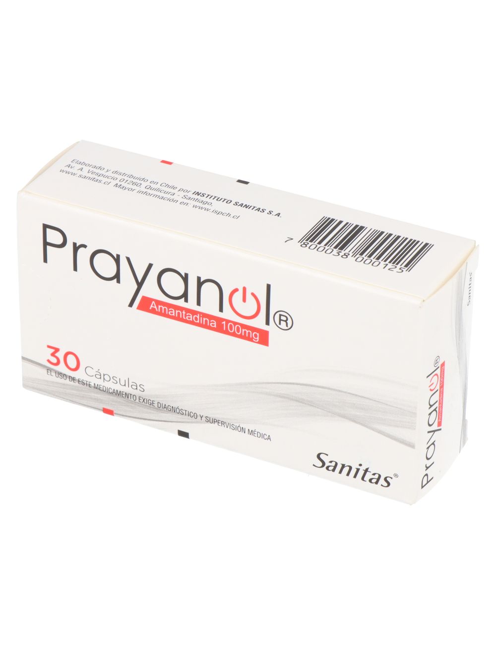 Prayanol 100Mg X 30 Capsulas - Sanitas