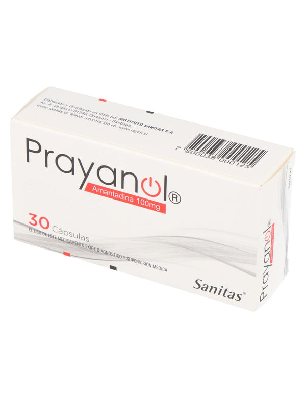 Prayanol 100mg x 30 Capsulas