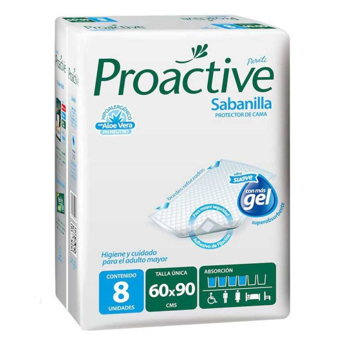 Sabanilla x 8 Und - PROACTIVE - Farmacias San Martín