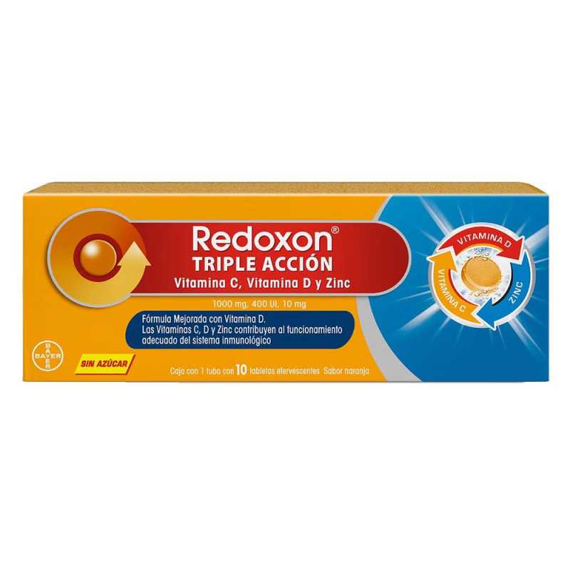 Redoxon Triple Accion x 10 - BAYER - Farmacias San Martín