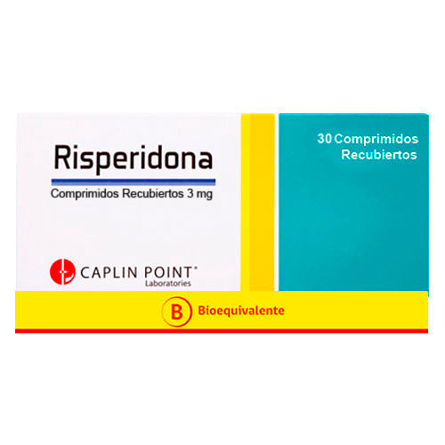 RISPERIDONA 3MG COMPRIMIDOS RECUBIERTOS