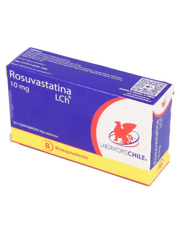 Rosuvastatina 10mg x 30 Comprimidos Recubiertos