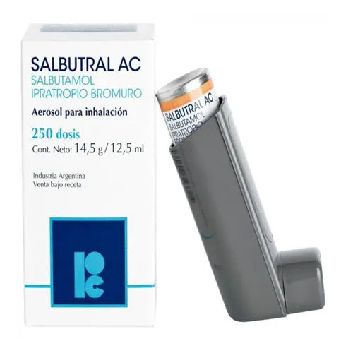Salbutral Ac 100mcg / 20mcg x 250 Dosis - CASSARA - Farmacias San Martín