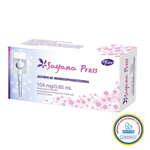 Cenabast - Sayana Press 104mg x 1 Sistema de Inyeccion