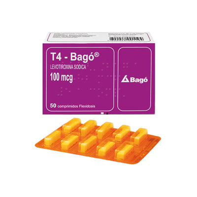 T4 COM 100 MCG X 50