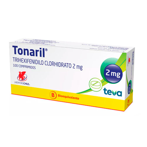 Imagen del producto Tonaril 2 mg x100 comp. de TEVA