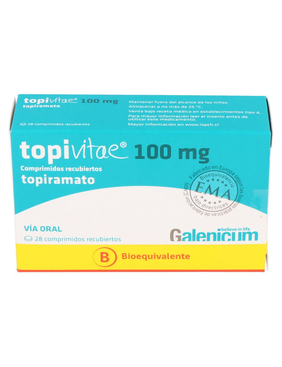 TOPIVITAE COM 100 MG X 28