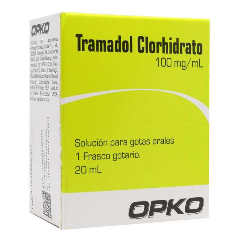Imagen del producto Tramadol 100 mg/mL Gotas Orales 20 mL de OPKO