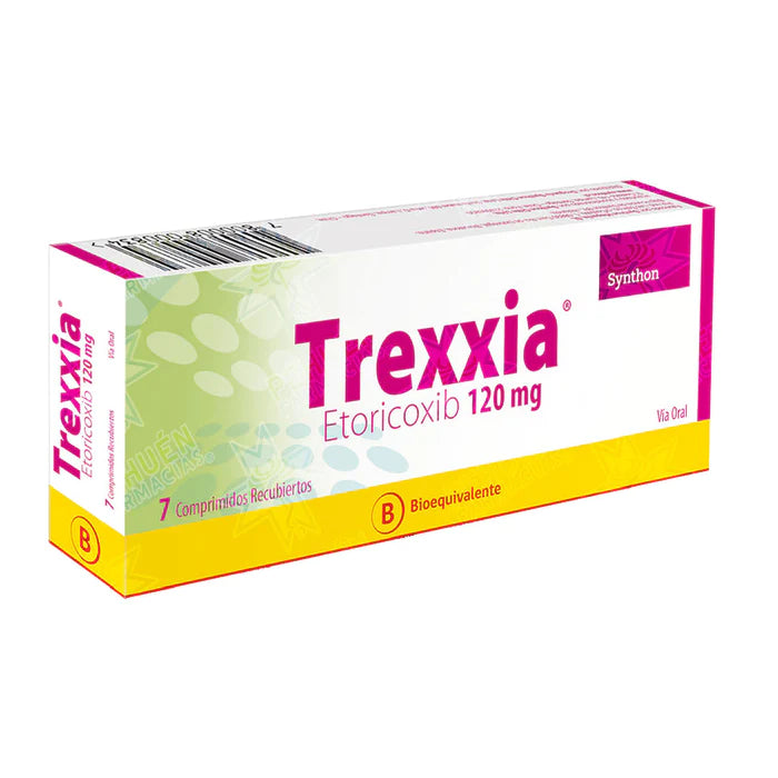 Trexxia Com 120 mg 7 Com - CHILE - Farmacias San Martín