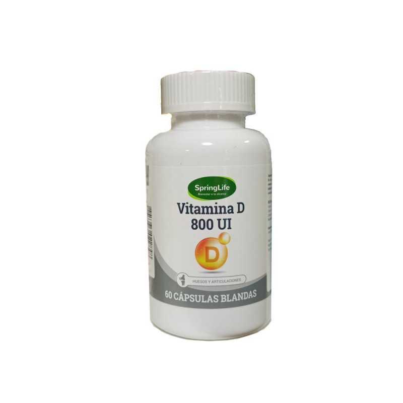 Imagen del producto Vitamina D3 800 UI x30 cáps. Blandas de SPRINGLIFE