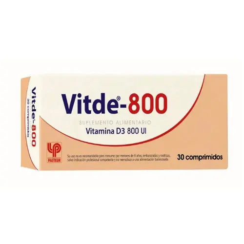 Imagen del producto Vitde 800 UI x30 comp. de PASTEUR