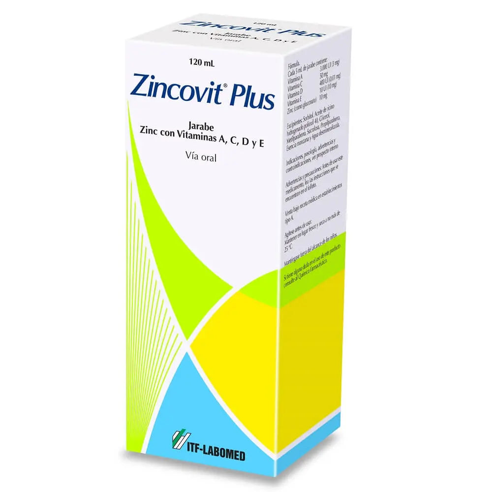 Zincovit Plus x 120 ml - ITF-LOBAMED - Farmacias San Martín